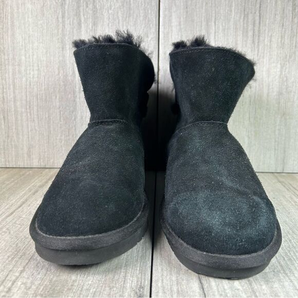 UGG Koolaburra Black Jaelyn Mini Bailey Winter Lined Boot Women’s Size 8 - Picture 5 of 10